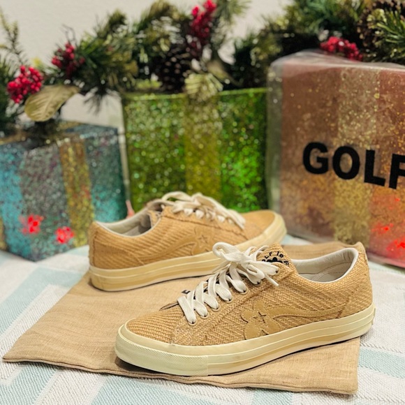 CONVERSE Golf Le Fleur x One Star Ox 'Burlap' - Picture 1 of 6